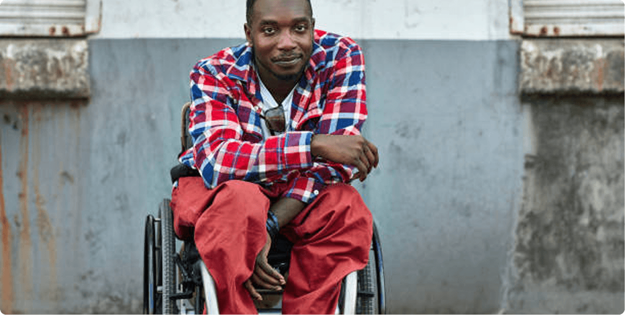 Disabled person looking for work